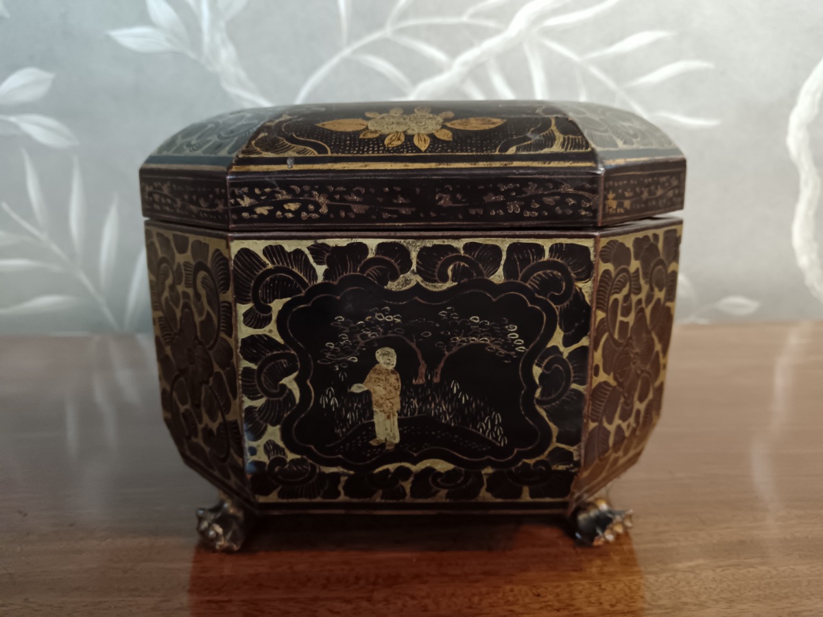 Victorian Chinese Tea Caddy